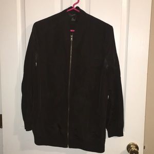 Black Bomber Jacket